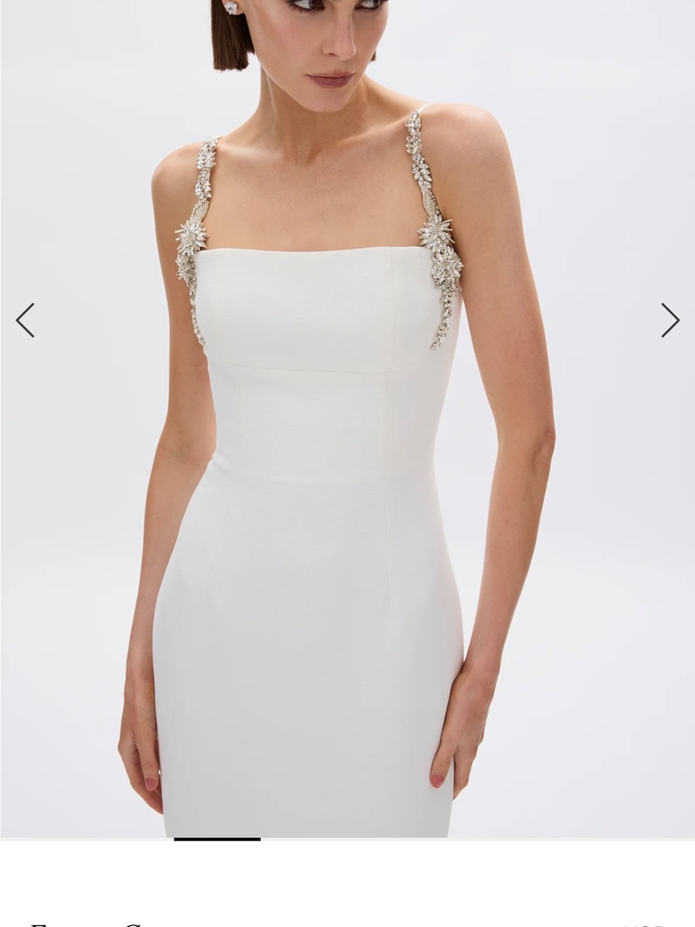 Rachel Gilbert Franca Gown with Crystal-Embellished Straps